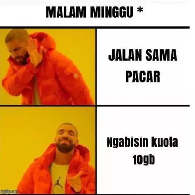 6 Meme Malam Minggu Ini Bikin Ngakak, Jomblo Pasti Relate