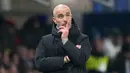 Chelsea tertahan di posisi ke-11 dengan 10 poin dan harus berjuang di laga terakhir untuk peluang lolos. (AP Photo/Antonio Calanni)