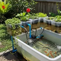 Model Kolam Ikan Portable dari Kontainer Plastik