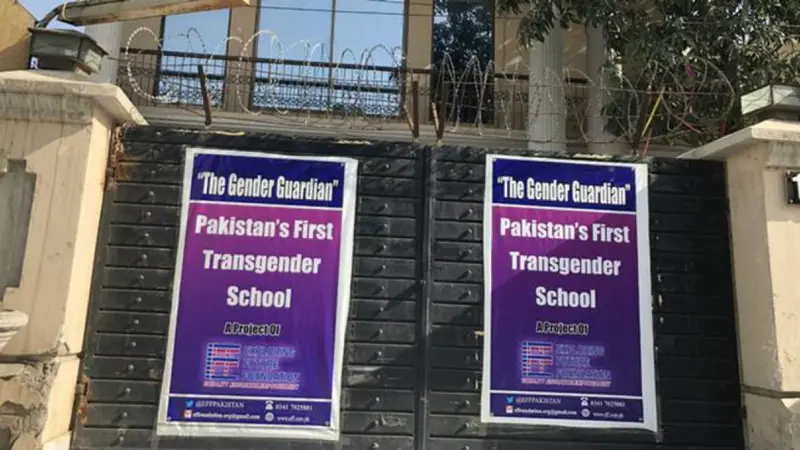 Sekolah transgender di Pakistan. (DW)