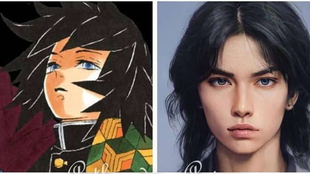 6 Kreasi Artificial Intelligence Karakter Anime Demon Slayer Ini Layaknya Mirip Realita