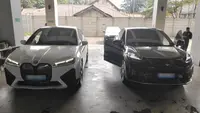 KPK menyita empat mobil dari rangkaian penyidikan kasus dugaan korupsi dana siap pakai (DSP) kebencanaan di lingkungan BNPB. (Dok. Istimewa)