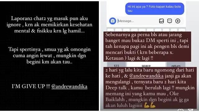 7 Potret Tengku Dewi Putri Bongkar Dugaan Perselingkuhan Andrew Andika