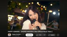 Happy Asmara meluncurkan lagu terbarunya, Shopee Maszeh/Istimewa.