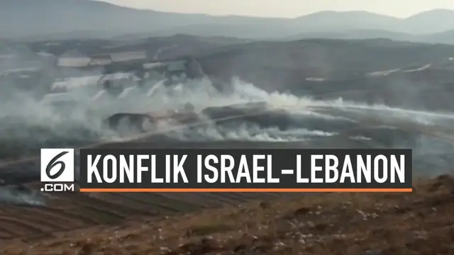 VIDEO: Baku Tembak Israel-Lebanon di Wilayah Perbatasan