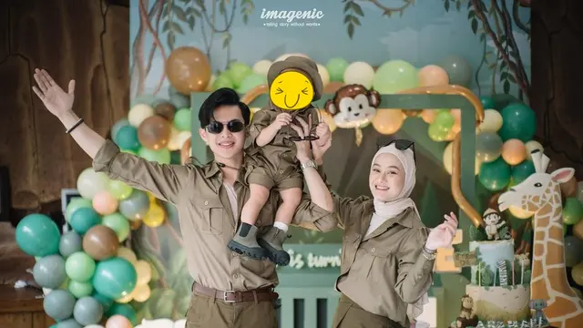 6 Potret Dinda Hauw Rayakan Ulang Tahun Anak Pertama, Meriah Bertema Kebun Binatang