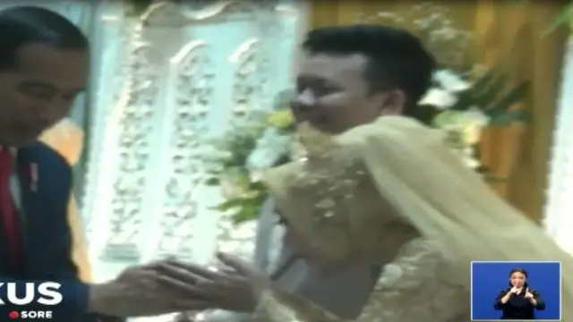 Presiden Jokowi Hadir di Pernikahannya, Pasangan Pengantin Ini Kaget