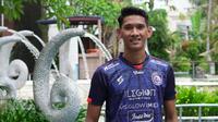 Rekrutan baru Arema FC, Ryan Kurnia, untuk mengarungi putaran kedua BRI Liga 1 2021/2022. (Dok. Arema FC)