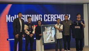 Pelita Jaya jalin kerjasama dengan Universitas Bakrie (Liputan6.com/Thomas)