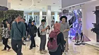 Instalasi seni terinspirasi dari film Maleficent di North Space, Senayan City, Jakarta Pusat, 10 Oktober--3 November 2019. (Liputan6.com/Asnida Riani)
