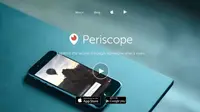 Tampilan Laman Depan Periscope