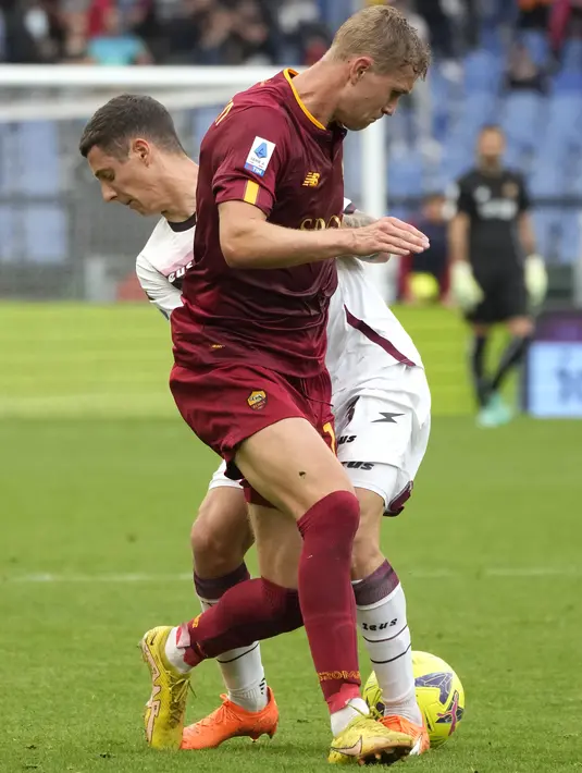 Hasil imbang kembali gagal membawa Roma naik ke posisi enam atau memasuki zona tiket kompetisi Eropa. (AP Photo/Alessandra Tarantino)