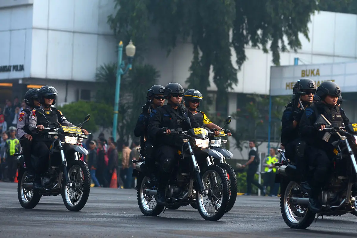 Libatkan Helikopter, Personel Gabungan Gelar Simulasi Pengamanan Asian Games 2018