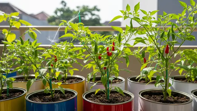 7 Cara Menanam Cabai di Kaleng Cat Bekas, Mudah dan Hemat Lahan