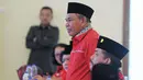 Calon Kepala Daerah dan Wakil Kepala Daerah yang diusung PDI P saat mengikuti Sekolah partai angkatan ke-6, Depok, Minggu (28/1). Sebanyak 88 bakal calon Kepala Daerah dan Wakil Kepala Daerah mengikuti sekolah tersebut. (Liputan6.com/Herman Zakharia)