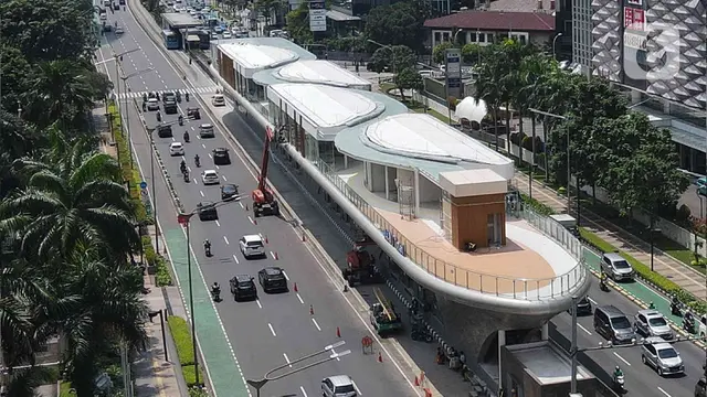 Halte TransJakarta Mirip Kapal Pesiar di Jantung Ibu Kota