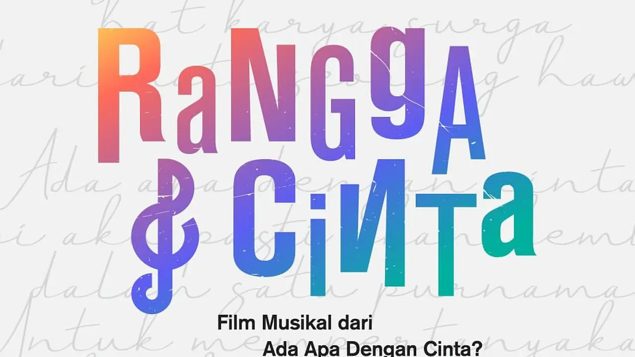 Proyek film musikal Rangga & Cinta. (Foto: Dok. Instagram @filmranggacinta)
