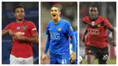 Akademi Manchester United tak henti mencetak pemain muda berkualitas. Gol-gol pun terlahir dari mereka yang mulai diberi kesempatan bermain di skuat utama. Berikut 5 pemain termuda Manchester United yang mampu mencetak gol di Liga Inggris sepanjang sejarah. (Kolase Foto AFP)