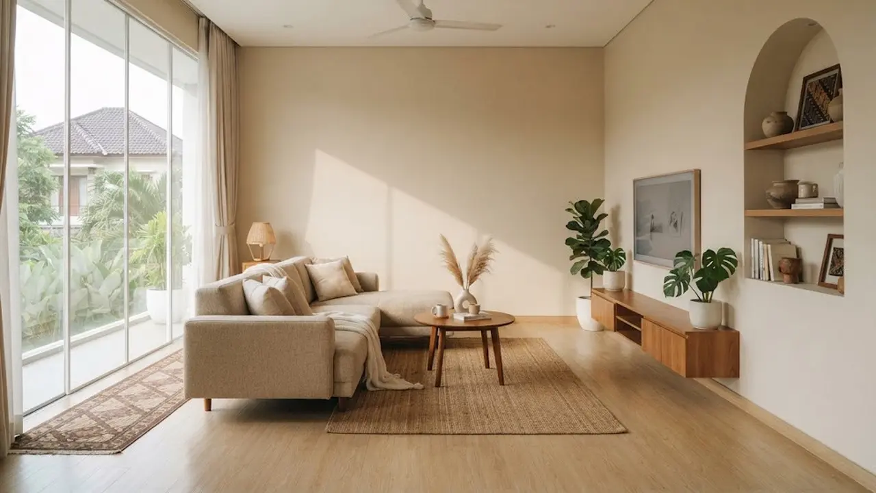 Cara membuat ruangan satu warna terasa elegan yang desainnya timeless