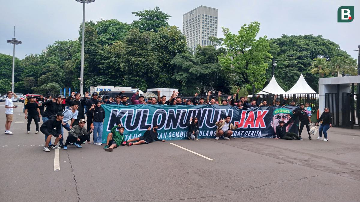 Ribuan Bonek Hadir di SUGBK untuk Saksikan Persija Vs Persebaya: Sudah Dewasa, Bosan Bermusuhan