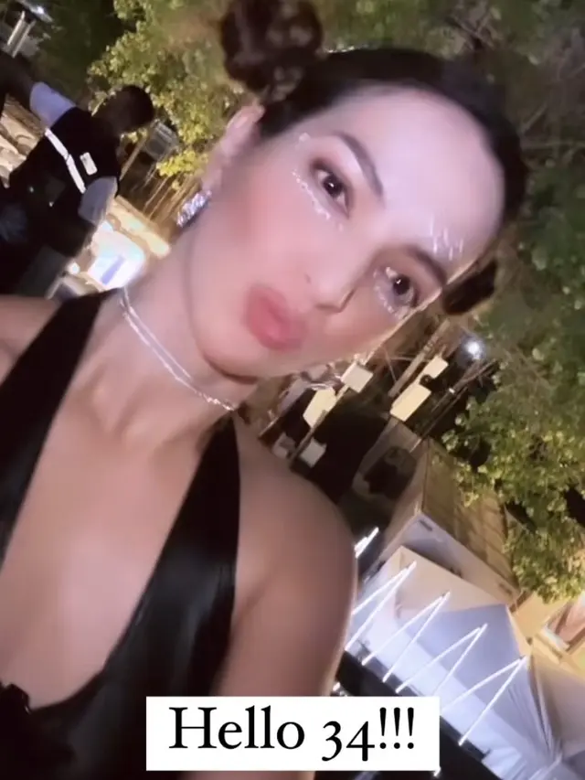 Nia Ramadhani saat Rayakan Ulang Tahun ke-34 di Festival Musik Thailand. [@ramadhaniabakrie]