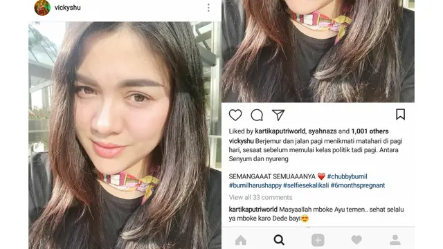 Kartika Putri dan Vicky Shu