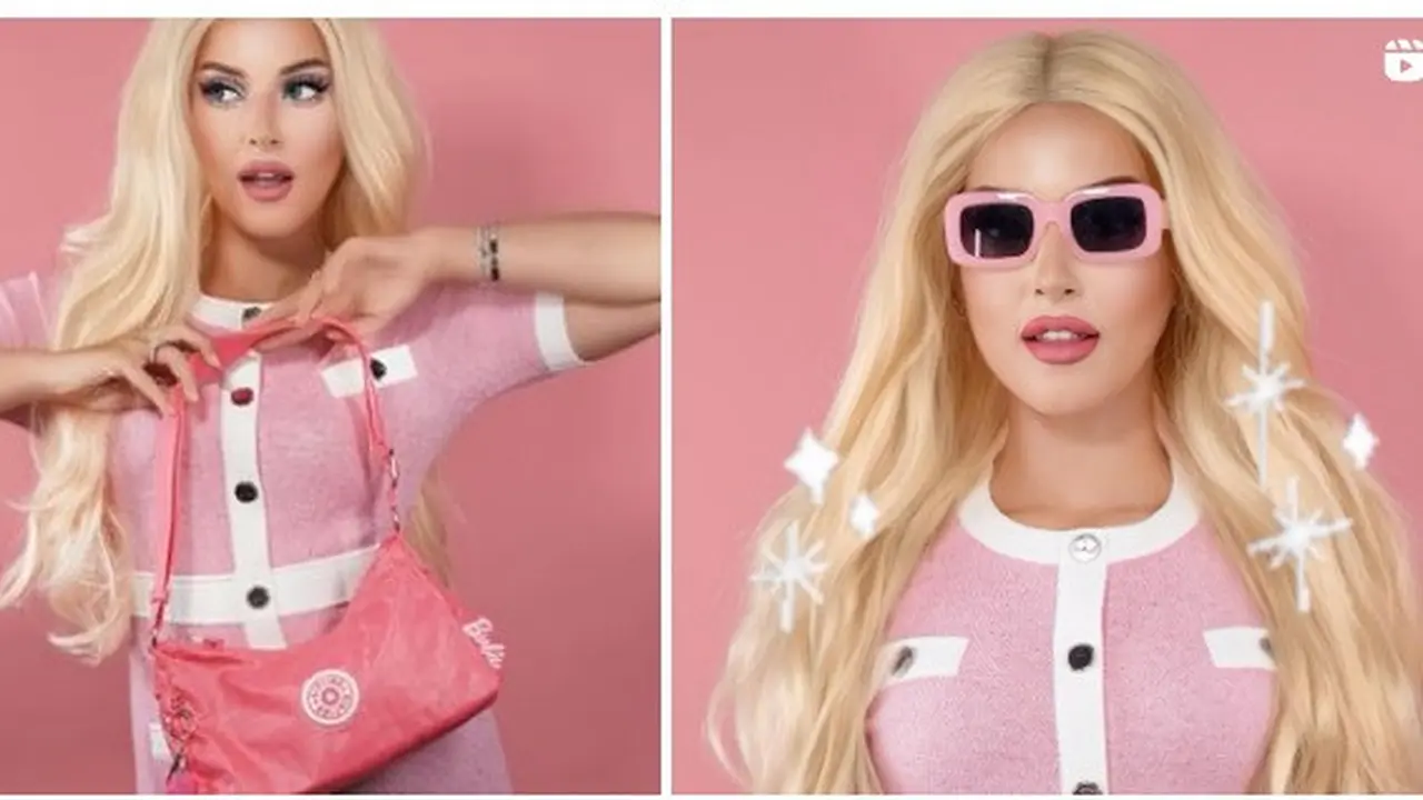 Selebgram Tasya Farasya cosplay jadi Barbie (Foto: instagram tasyafarasya)