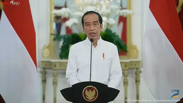 Presiden Joko Widodo (Jokowi) dalam UOB Economic Outlook 2022, Rabu (15/9/2021).