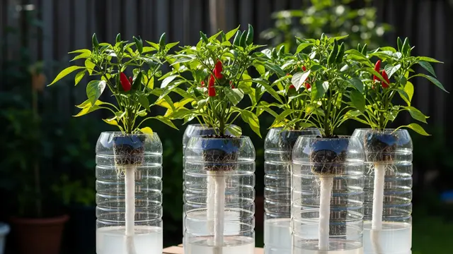 Hydro Pot dari Botol Plastik Bekas