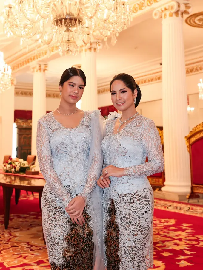 Pesona Anggun Almira Putri Annisa Pohan  Di Pelantikan sang Ayah, AHY Jadi Menteri ATR