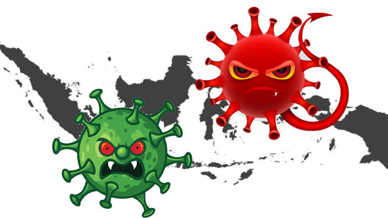 Banner Ilustrasi Covid-19 di Indonesia