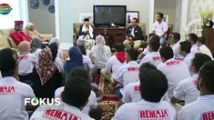Dalam arahannya, Ma'ruf Amin menyadari masih banyak anak muda yang tidak peduli pada pentingnya dunia politik.