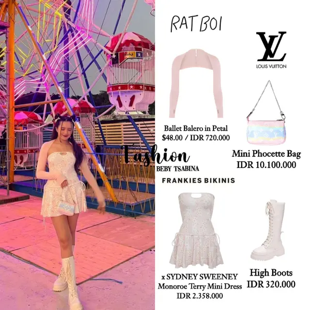 6 Taksiran Harga One Set Outfit Beby Tsabina, Penampilan di Pelantikan Suami Disorot