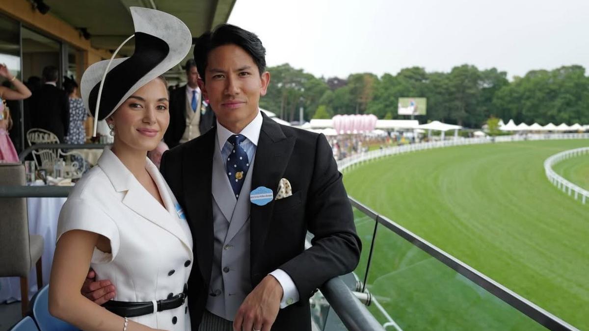 Gaya Elegan Anisha Rosnah dan Pangeran Mateen di Royal Ascot 2025 yang Batal Dihadiri Kate Middleton