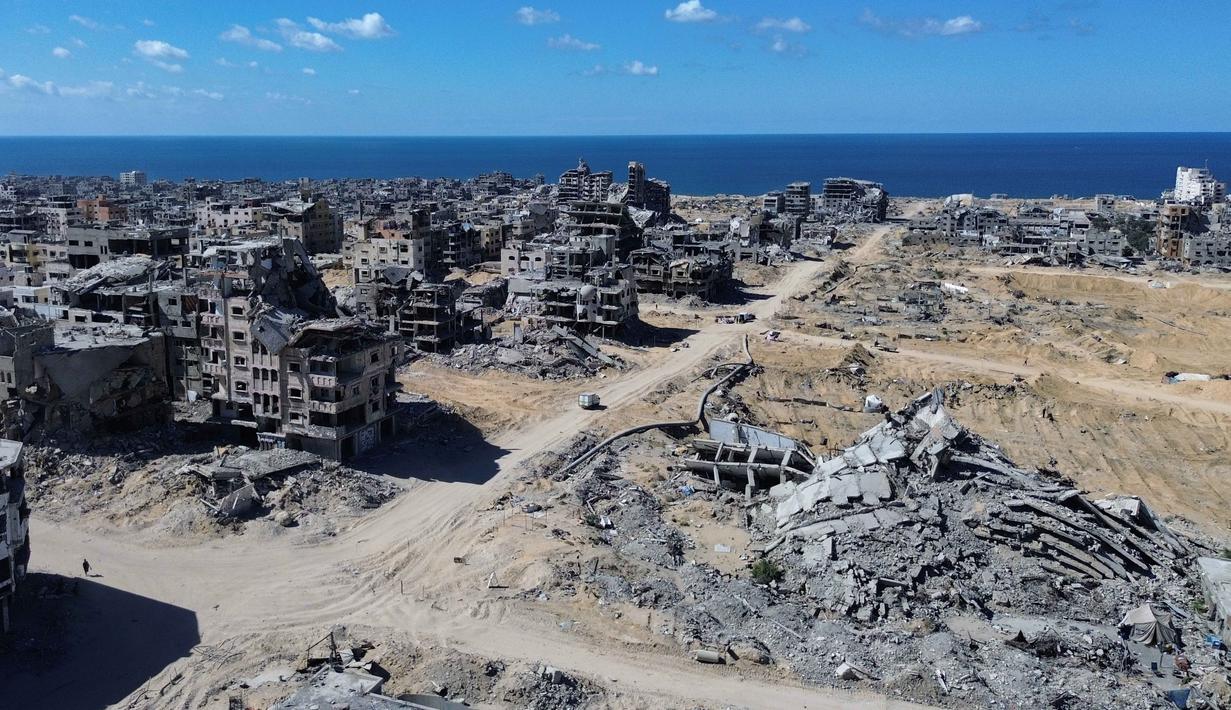 Agresi militer Israel di Gaza juga menyebabkan lebih dari 2 juta orang mengungsi secara besar-besaran. (AP Photo)