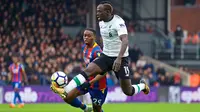 Aksi Sadio Mane saat Liverpool menghadapi Crystal Palace di Selhurts Park, London. (Twitter Liverpool)