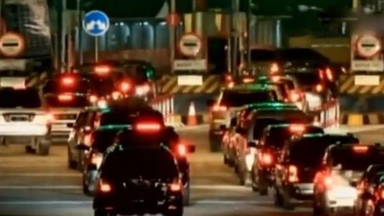 Antrean di Tol Palimanan