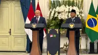 Canda Prabowo ke Presiden Brasil: Angka Keberuntungan Kita Sama, Angka 8