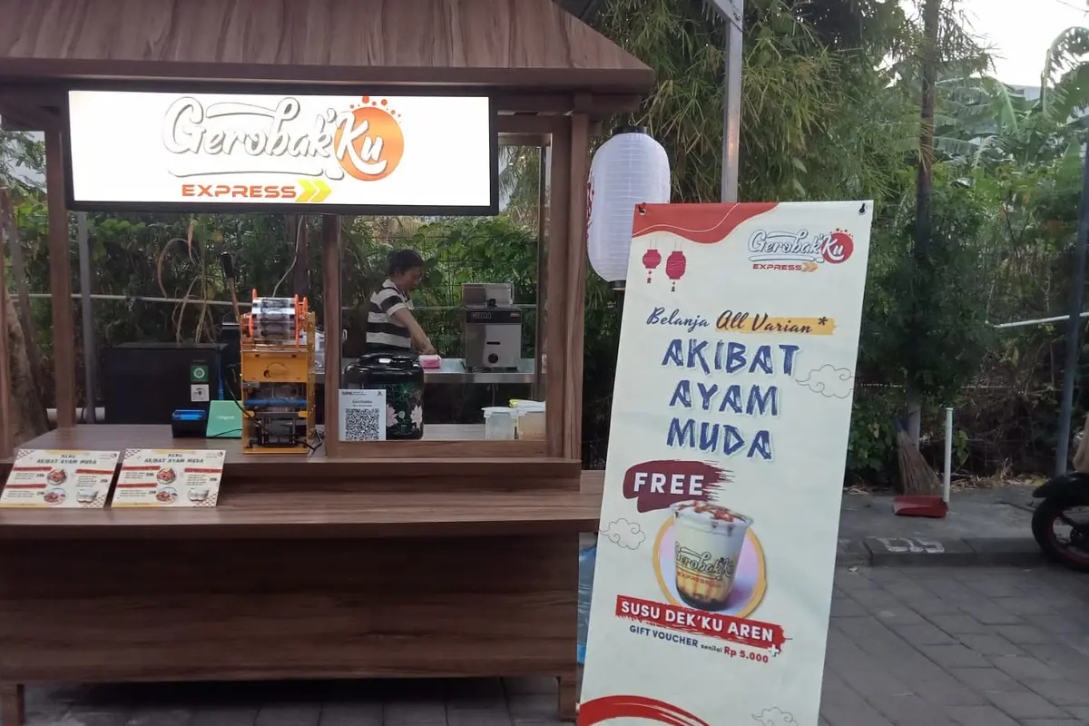 Ilustrasi bisnis waralaba atau franchise.