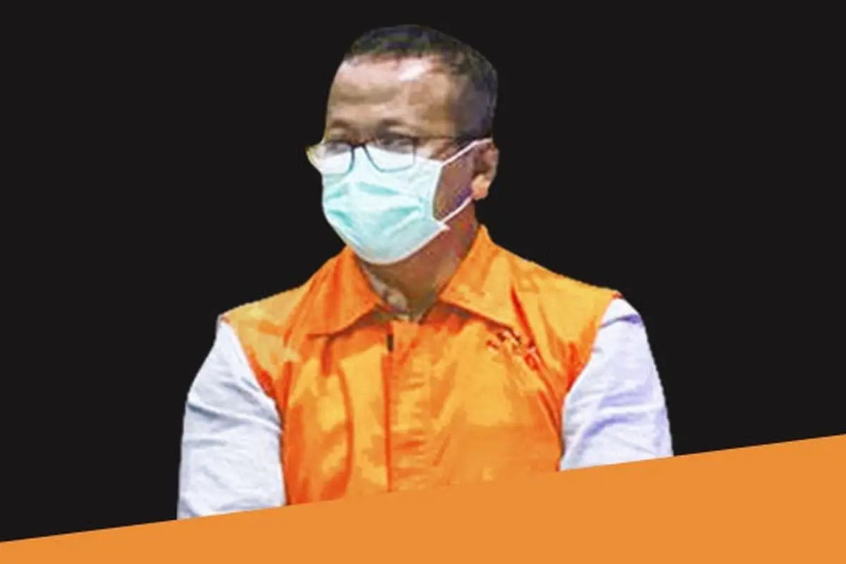 Banner Infografis Jadi Tersangka Korupsi, Menteri Edhy Prabowo Mundur. (Liputan6.com/Helmi Fithriansyah/Trieyasni)