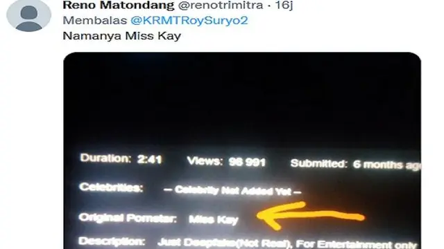 Histori Video Miss Kay