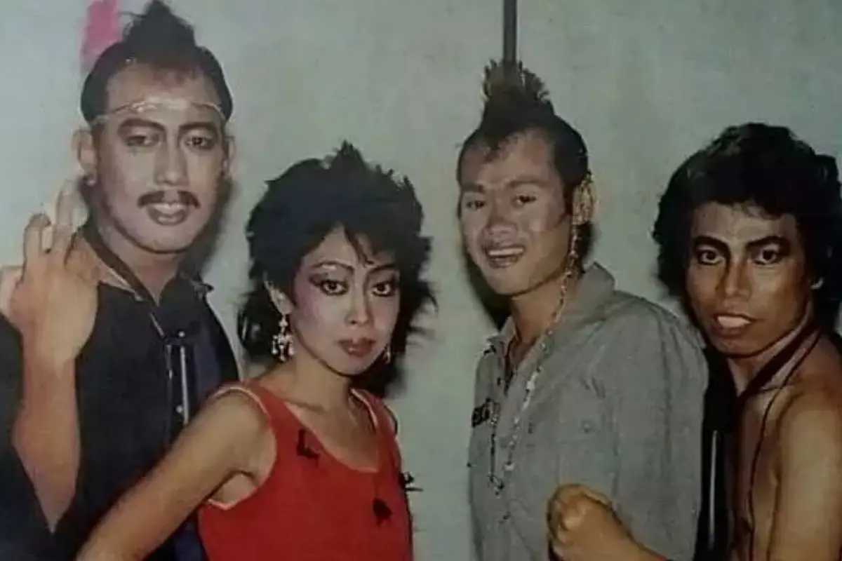 Eusi Darliah bersama Warkop DKI (Instagram/@jadoel.ig)