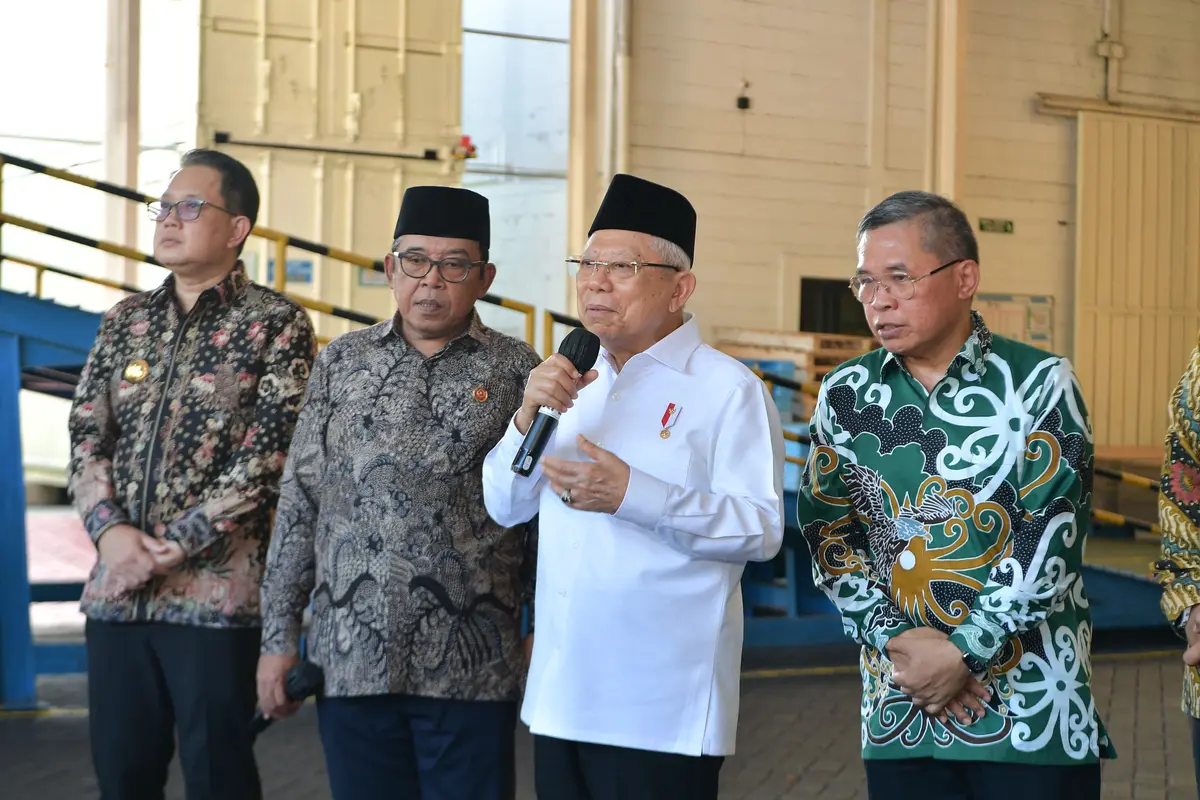 Wapres Ma'ruf Amin di Jawa Timur.