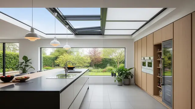 Model Atap Dapur Terbuka Sliding Buka Tutup Modern/Gemini AI