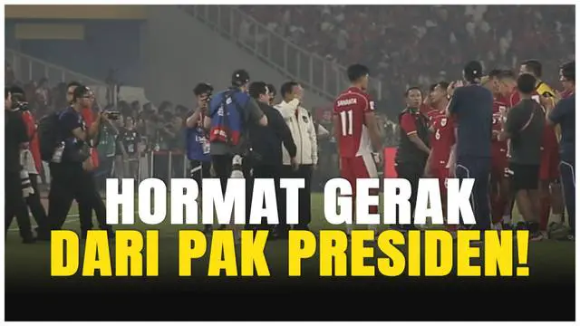 VIDEO: Momen Presiden Prabowo Berikan Ucapan Selamat Setelah Timnas Indonesia Sikat China
