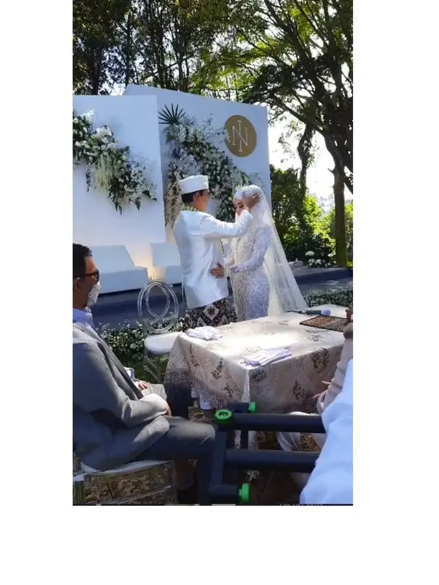 8 Momen Akad Nikah Ikbal Fauzi dan Novia, Buku Nikahnya Curi Perhatian