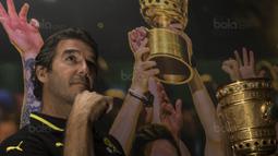 Karl-Heinz Riedle kini ditunjuk menjadi duta dari klub Bundesliga, Borussia Dortmund, untuk meningkatkan popularitas klub di Asia, khususnya Asia Tenggara. (Bola.com/Vitalis Yogi Trisna)