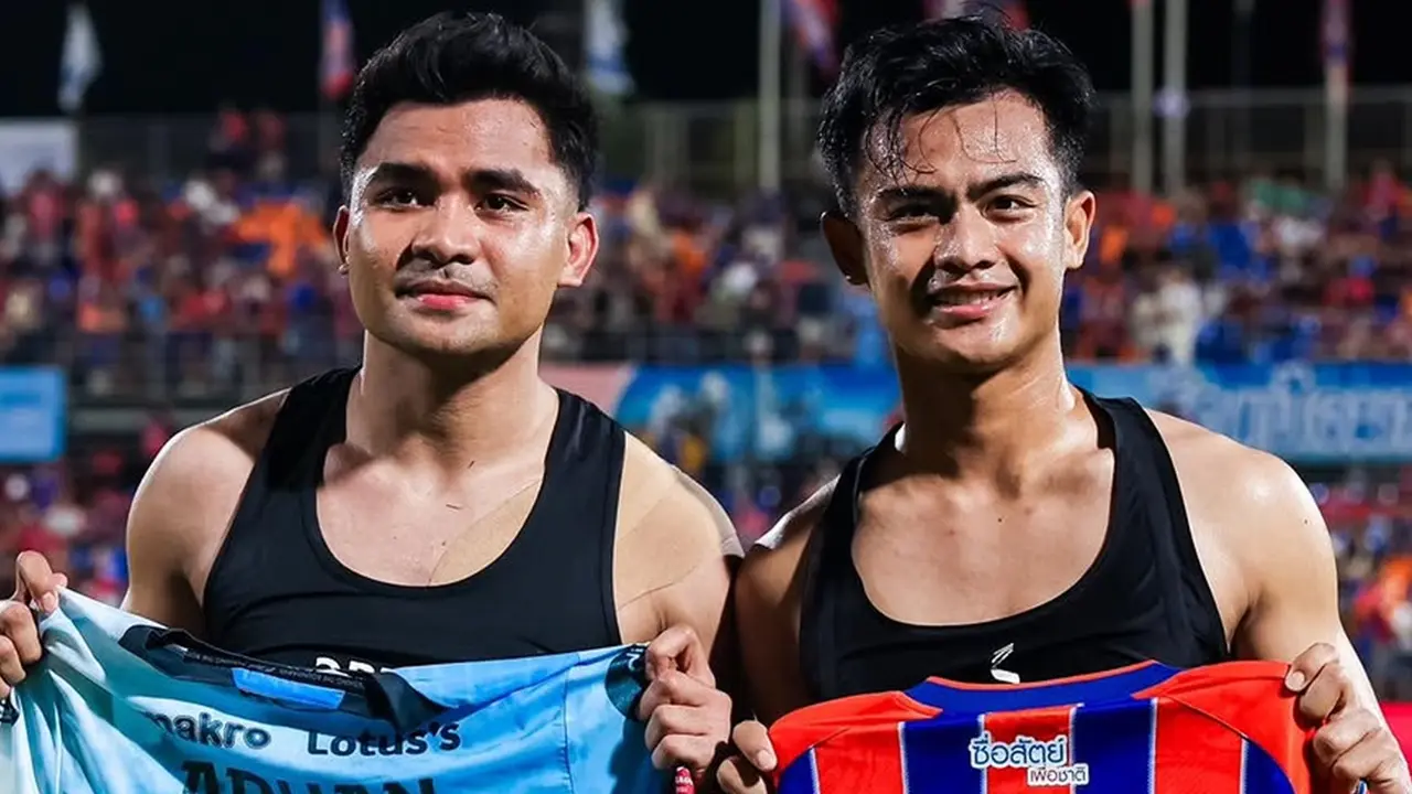 Potret Shin Tae-yong Nonton Laga Arhan Vs Asnawi di Bangkok, Berujung Foto Bareng