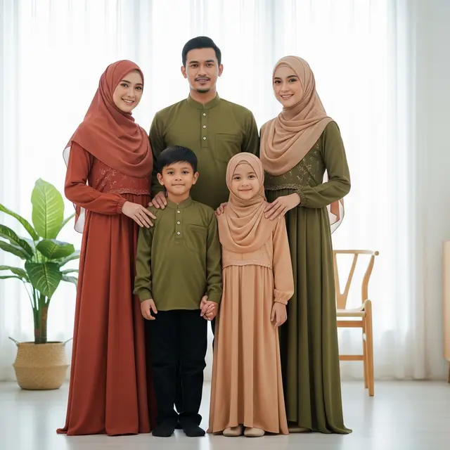 9 Model Gamis Couple Keluarga tapi Tetap Stylish dan Tidak Norak