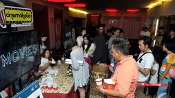 Cinemaholic mengajak para penggemar film untuk menyaksikan film Big Hero 6, Jakarta, Minggu (9/11/2014) (Liputan6.com/Panji Diksana)